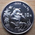 China, Panda 1996 - 1 Oz. puur zilver, Postzegels en Munten, Munten | Azië, Oost-Azië, Zilver, Ophalen of Verzenden