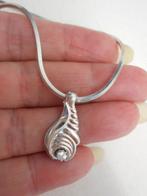 Zilveren vintage ketting met fantasie hanger nr.360, Sieraden, Tassen en Uiterlijk, Kettingen, Met hanger, Verzenden, Zo goed als nieuw