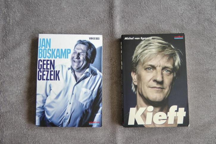 Sportboeken (biografieën) van Jan Boskamp en Wim Kieft, Boeken, Sportboeken, Zo goed als nieuw, Balsport, Ophalen of Verzenden