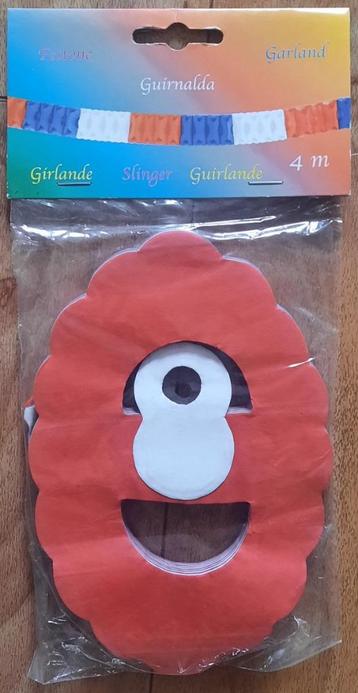Slinger Rood Wit Blauw Guirlande ( Nieuw ) beschikbaar voor biedingen