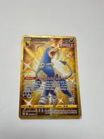 Houndoom gold full art, Hobby en Vrije tijd, Verzamelkaartspellen | Pokémon, Ophalen of Verzenden, Zo goed als nieuw, Losse kaart