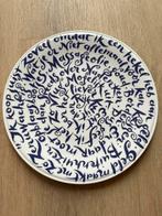 Royal Delft Bord - Nicole van Schouwenburg, Huis en Inrichting, Porselein of Keramiek, Schaal, Rond, Ophalen of Verzenden