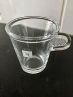 4 glazen Nespresso kopjes, Ophalen of Verzenden, Overige stijlen, Kop(pen) en/of Schotel(s), Glas