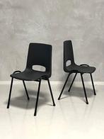 Retro eettafelstoelen nieuw kuipstoelen antraciet prijs p/s, Jaren 60, Overige kleuren, NL, Ophalen of Verzenden