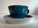 Vintage Arabia Kop Schotel Kaj Franck Aprikoosi Blauw 1965, Antiek en Kunst, Ophalen of Verzenden