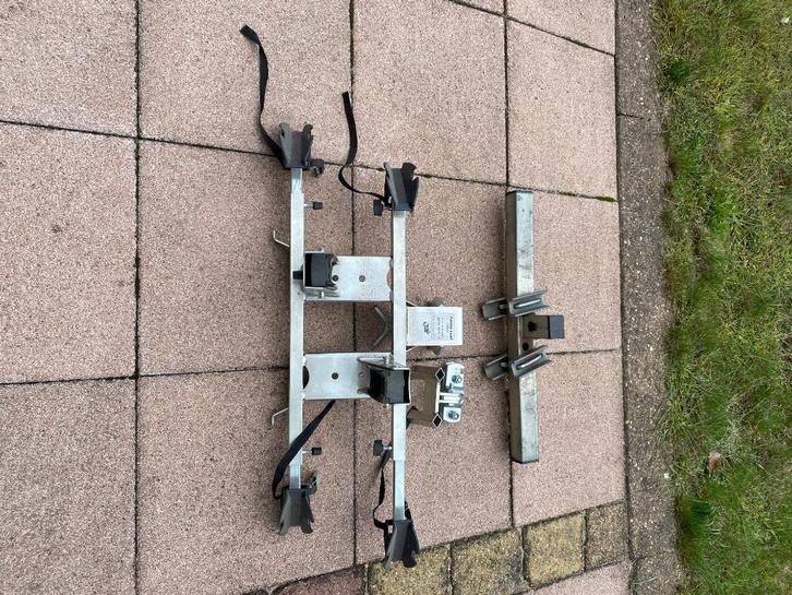 Twinny load Fietsendrager plus opzetstuk voor dissel caravan, Auto diversen, Fietsendragers, Zo goed als nieuw, Fietsendrager-accessoire