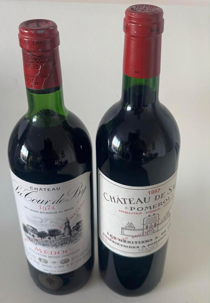 Rode Wijn Chateau La Cour de By & Chateau de Sales P, Antiek en Kunst, Antiek | Overige Antiek, Ophalen of Verzenden