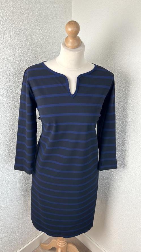 Studio Anneloes maat M sportieve strepen jurk, Kleding | Dames, Jurken, Zo goed als nieuw, Maat 38/40 (M), Blauw, Knielengte, Ophalen of Verzenden