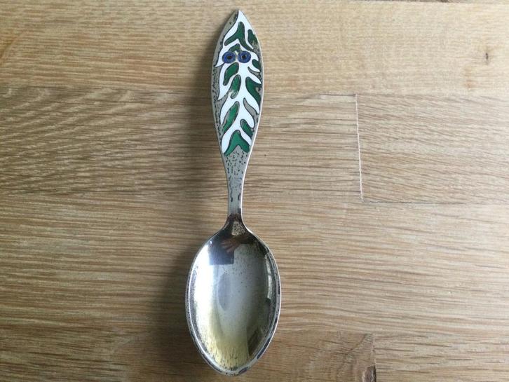 Zilveren Kerstlepel A. Michelson Denmark 1970, Antiek en Kunst, Antiek | Bestek, Ophalen of Verzenden