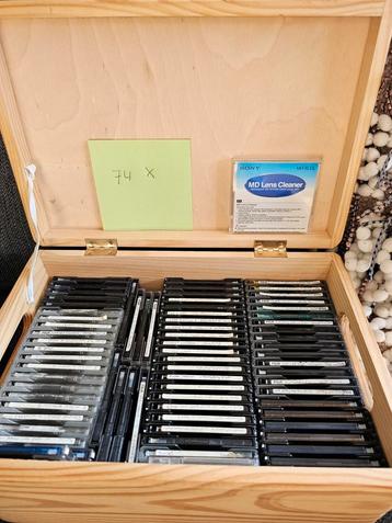 75 minidiscs  beschikbaar voor biedingen