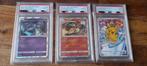 PSA graded 9 en 10 KFC Pikachu Charizard Mewtwo pokémon, Ophalen of Verzenden, Zo goed als nieuw, Losse kaart