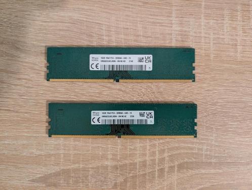 SK Hynix 1x16Gb DDR4 3200MT/s, Computers en Software, RAM geheugen, Zo goed als nieuw, Desktop, 16 GB, DDR4, Ophalen of Verzenden