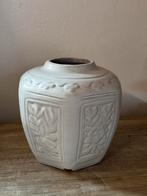 Vintage Mobach Gemberpot - H18cm, Huis en Inrichting, Woonaccessoires | Vazen, Gebruikt, Wit, Aardewerk of Porselein, Ophalen of Verzenden