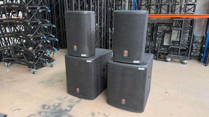 JBL PRX Speakerset, Audio, Tv en Foto, Luidsprekers, Zo goed als nieuw, Subwoofer, 120 watt of meer, JBL, Ophalen