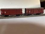 2X ROCO 4301A Gesloten goederenwagen van de DB, Hobby en Vrije tijd, Modeltreinen | H0, Gelijkstroom, Wagon, Ophalen of Verzenden