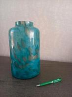 Mooie XXL  Turquase design Vaas i g.s.t !!, Huis en Inrichting, Ophalen, Overige kleuren, Minder dan 50 cm, Glas