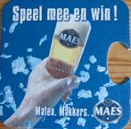 bierviltje van Maes - maten - makkers, Verzamelen, Ophalen of Verzenden, Zo goed als nieuw, Viltje(s), Overige merken