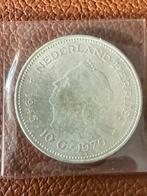Nederland 10 Gulden Zilveren Munt 1970 Juliana 1945-1970, Koningin Juliana, Zilver, Ophalen of Verzenden, Losse munt