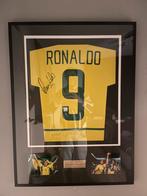 Gesigneerd en ingelijst shirt Ronaldo R9 (COA), Verzamelen, Sportartikelen en Voetbal, Ophalen of Verzenden, Zo goed als nieuw