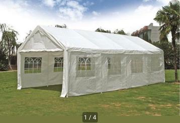 4x8partytent met grondframe beschikbaar voor biedingen