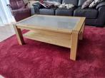 Salontafel, Ophalen, Gebruikt, 100 tot 150 cm, Glas