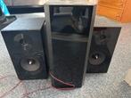 Complete set subwoofer 2 speaker thuis set., Ophalen of Verzenden, Met externe subwoofer, Zo goed als nieuw