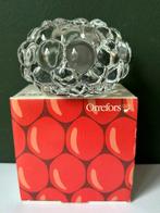 Orrefors Raspberry waxinehouder kristal 1992, Antiek en Kunst, Antiek | Glas en Kristal, Ophalen of Verzenden