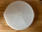 Tupperware serveerschaal met deksel, Ophalen of Verzenden, Zo goed als nieuw, Wit, Schaal