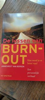 A. van Bergen - De lessen van burn-out, Ophalen of Verzenden, Zo goed als nieuw, A. van Bergen