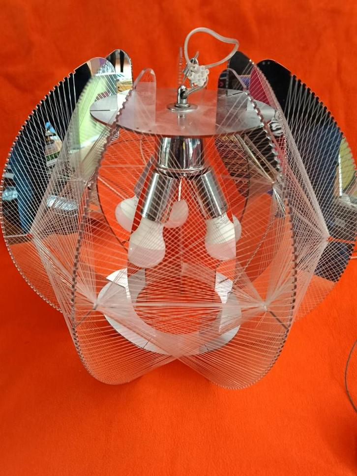 Fantastische grote vintage plafondlamp!, Antiek en Kunst, Antiek | Lampen, Ophalen