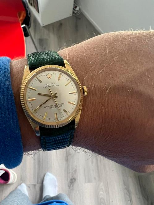 Rolex 18k, Sieraden, Tassen en Uiterlijk, Horloges | Dames, Zo goed als nieuw, Rolex, Goud, Ophalen