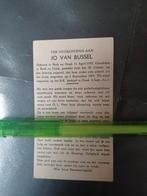 Bidprentje Beek en Donk Jo van Bussel 1932 1952, Ophalen, Bidprentje