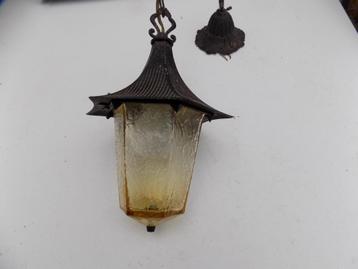 Hanglamp klassieke hanglantaarn antiek brocante metaal   beschikbaar voor biedingen