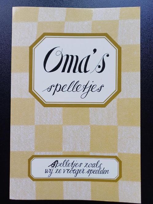 Boek Oma's spelletjes NIEUW, Boeken, Kinderboeken | Jeugd | onder 10 jaar, Nieuw, Ophalen of Verzenden