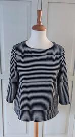 Hema gestreepte top maat L van de Hema, Kleding | Dames, Tops, Wit, Maat 42/44 (L), Ophalen of Verzenden, Zo goed als nieuw