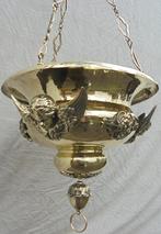 Mooie grote koperen godslamp religieus, Ophalen of Verzenden