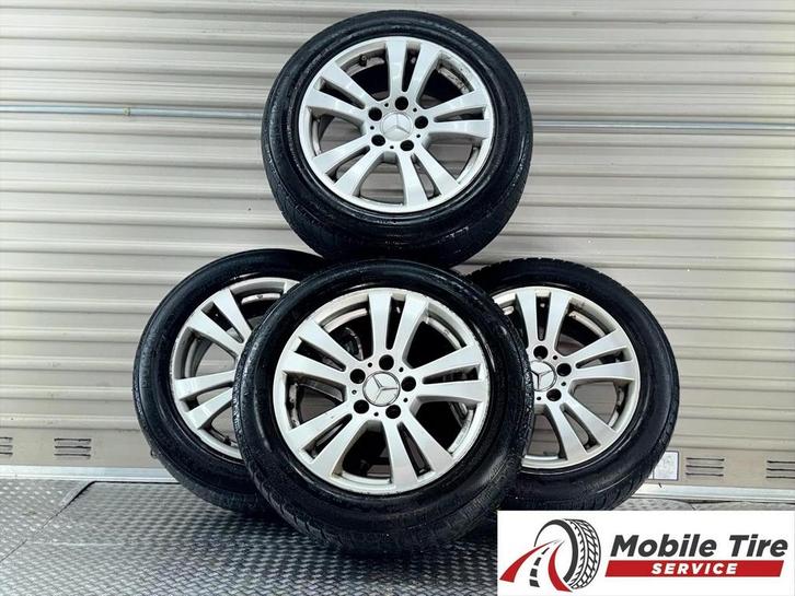 Velgen te koop - 205/55 R16 - Mercedes, Auto-onderdelen, Banden en Velgen, Band(en), Zomerbanden, 16 inch, Overige, Overige, Ophalen