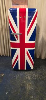 Smeg koelkast Great Britain, 200 liter of meer, Zo goed als nieuw, Met vriesvak, 160 cm of meer