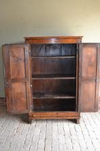 Prachtige antieke 17e eeuwse eiken houten spinde, broodkast,, Antiek en Kunst, Verzenden