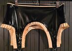 Latex jarretelles gordel, Kleding | Dames, Ondergoed en Lingerie, Verzenden, Zwart, BH