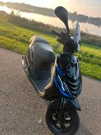 Piaggio Zip 2T - Zwart, Fietsen en Brommers, Scooters | Piaggio, Ophalen, Tweetakt, Gebruikt, Maximaal 45 km/u