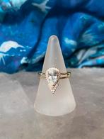 Aquamarijn topaas geluk beschermt intuïtie harmonie balans, Sieraden, Tassen en Uiterlijk, Ringen, Blauw, Nieuw, Ophalen of Verzenden