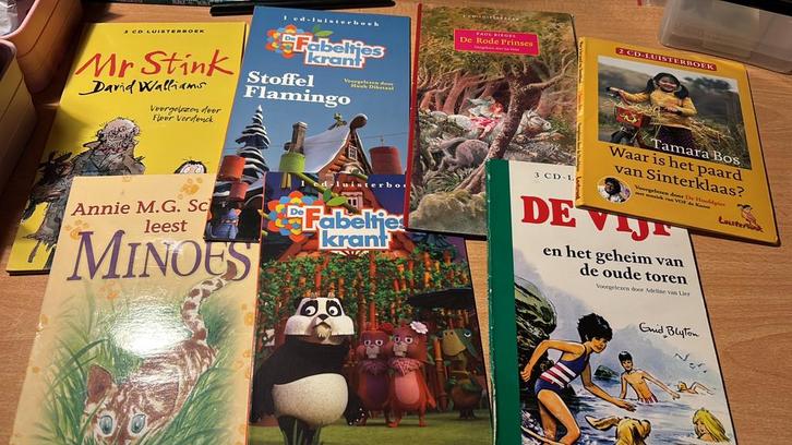 6 luisterboeken voor uren luisterplezier, Boeken, Luisterboeken, Cd, Kind, Ophalen
