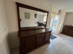 Eiken dressoir met spiegel, Ophalen, Eikenhout, Zo goed als nieuw, 200 cm of meer