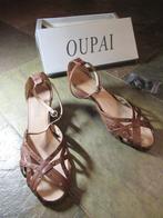 DAMESSCHOENEN bruin maat 38 merk OUPAI nieuw € 10 met reserv, Schoenen met lage hakken, Bruin, Nieuw, Oupai