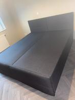 Boxspring Monaco Deluxe | 180 x 200 | Antraciet | Opberg, Ophalen of Verzenden, Zo goed als nieuw, Tweepersoons, 180 cm