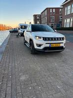 Jeep Compass NL- auto 1.4 Multiair 170pk 4x4 Aut 2018 Wit, Auto's, Automaat, 450 kg, 4 cilinders, Leder en Stof