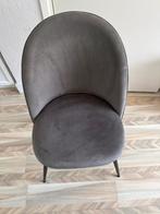 6 Suede Eetkamerstoelen - Zo Goed Als Nieuw!, Ophalen, Zo goed als nieuw, Vijf, Zes of meer stoelen, Stof