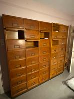 Antieke eiken notaris archiefkast – 24 kleppen ca. 1900–1930, Antiek en Kunst, Ophalen