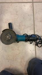 Makita haakse slijper, Doe-het-zelf en Verbouw, Gereedschap | Slijpmachines, Ophalen, Gebruikt, 700 tot 1000 watt, Haakse handslijpmachine